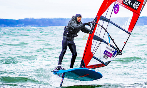 Fabian Wolf Foil Windsurfing Deutscher Windsurf Cup