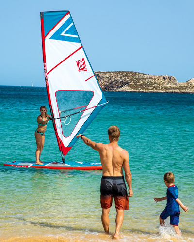 Windsurf Segel für Kinder, Einsteiger, Anfänger und SUP Segel
