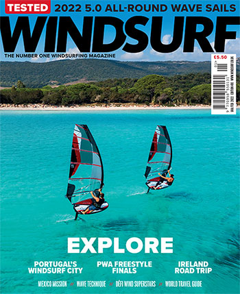Test report windsurf sail wave, Windsurf UK magazine