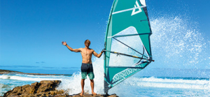 THE WORLD'S FIRST RECYCLED WINDSURFING SAIL