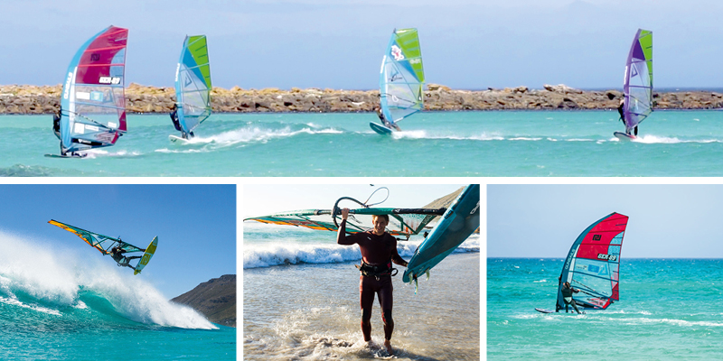 Windsurfing Action with the GUNSAILS Team